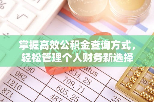 上甘岭掌握高效公积金查询方式，轻松管理个人财务新选择