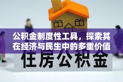上甘岭公积金制度性工具，探索其在经济与民生中的多重价值